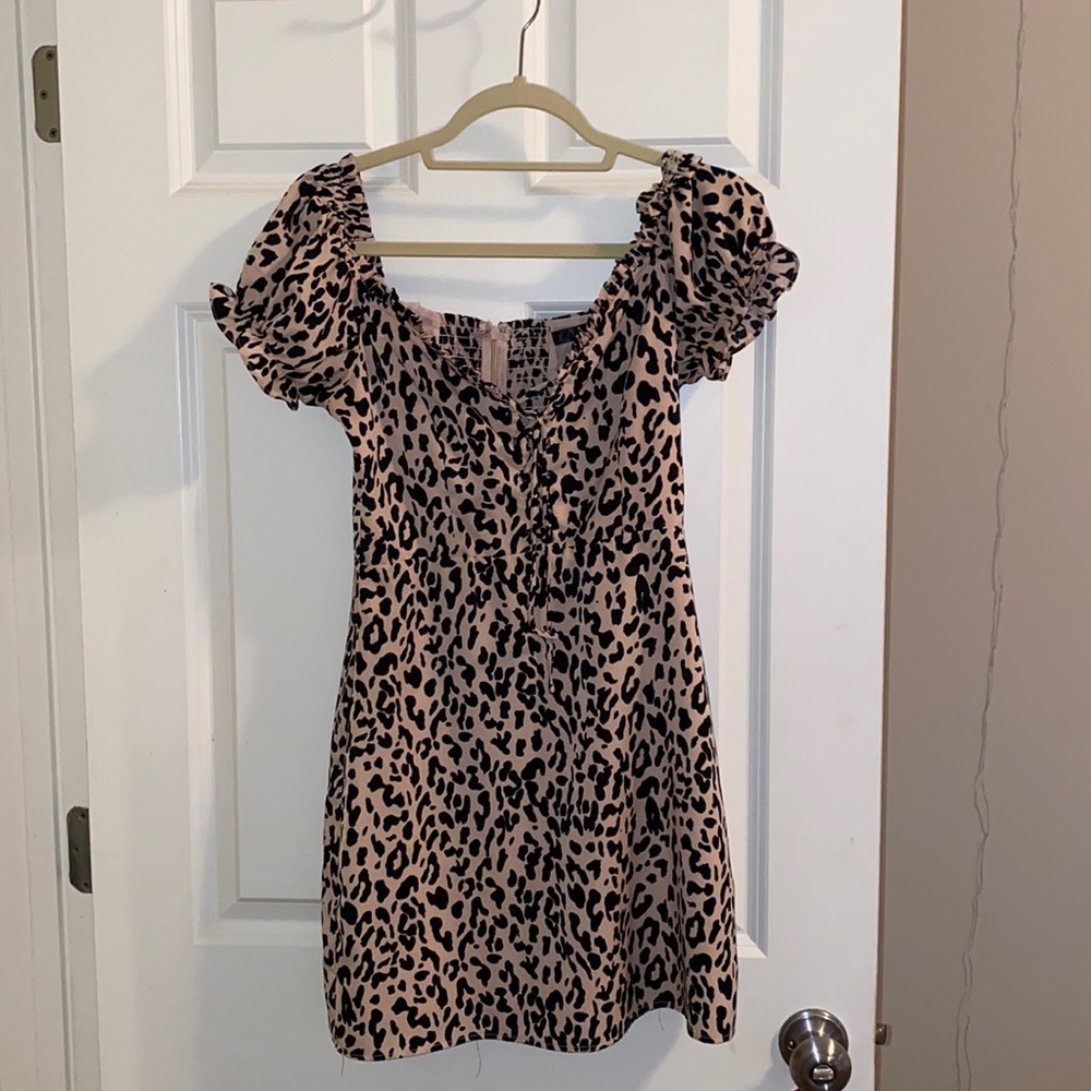 Leopard print dress